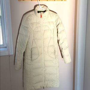 Cream Lululemon puffy coat